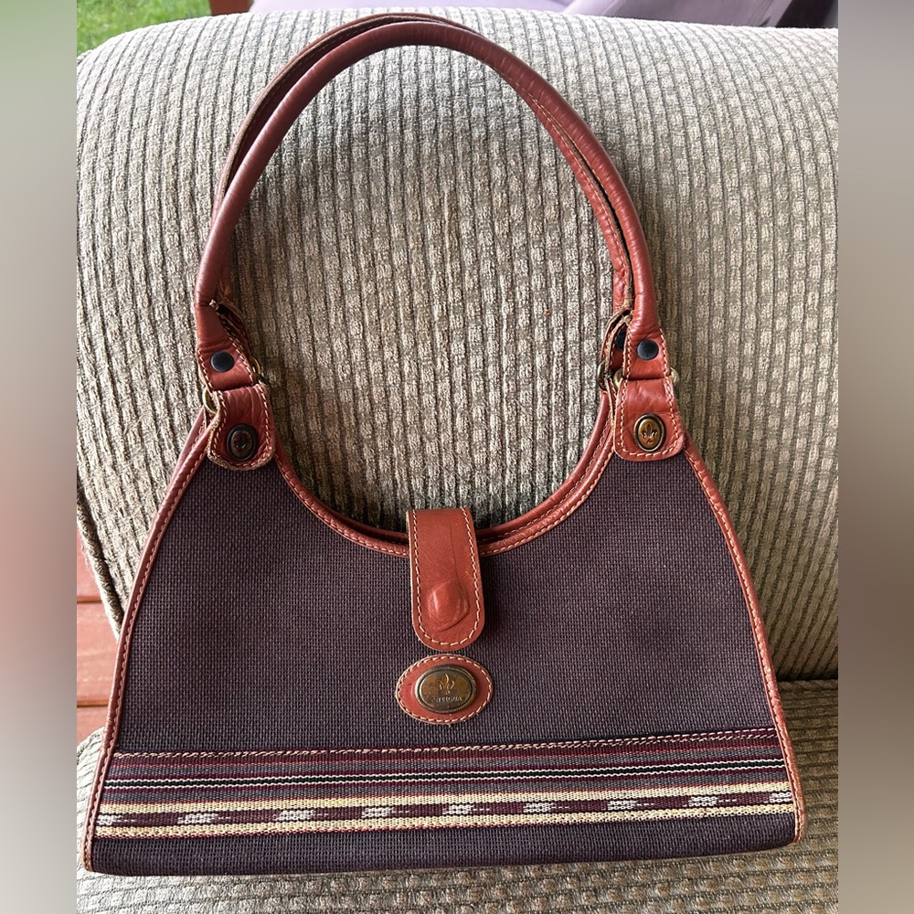 Vintage Antigua Pro Cuero Shoulder Bag Handcrafted In Guatemala  Brown Artisan